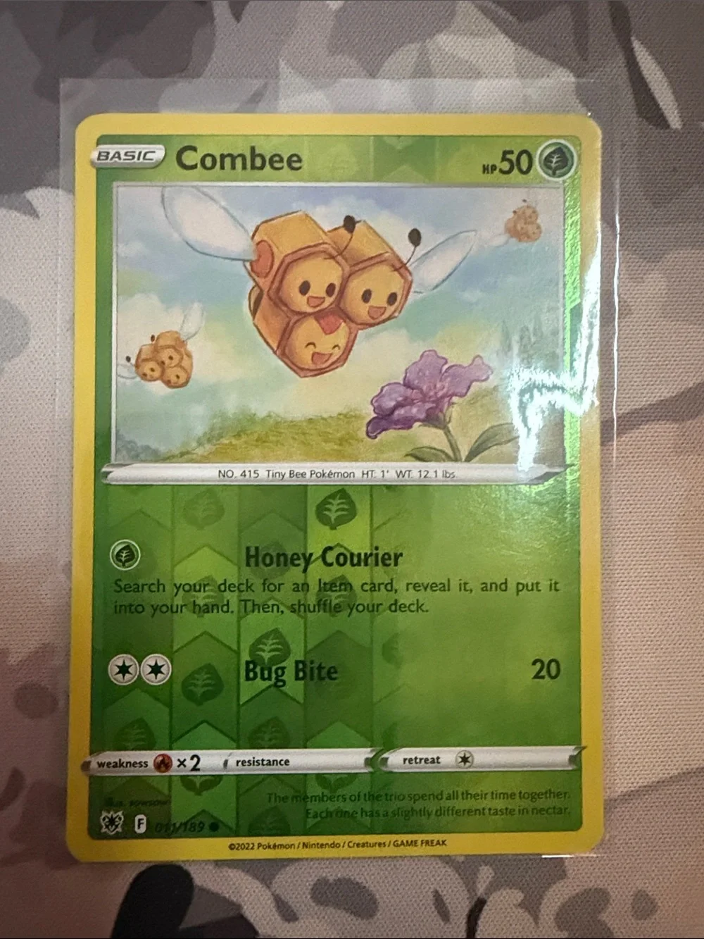 Combee Character Reverse Holo Pokémon Card Mini Lot 🍯 | 2 Cards ✨5/$25✨